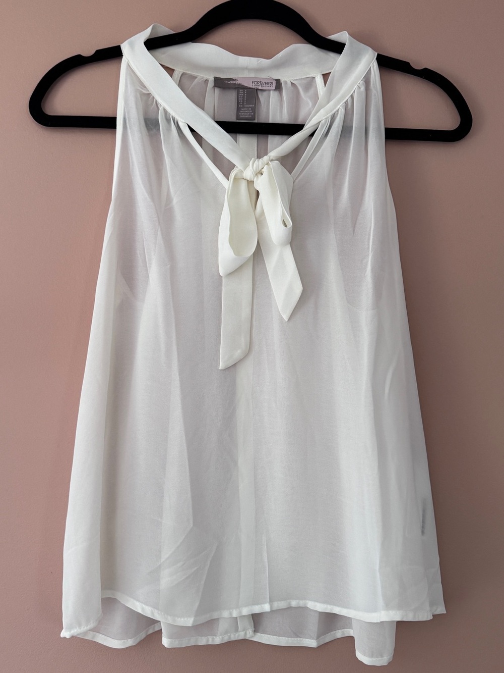 NWOT Tie-Front Camisole - Cream
